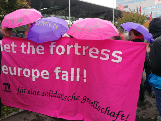 Transparent Let the Fortress Europe fall!