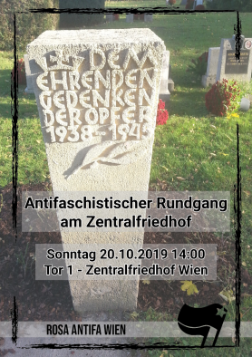Antifaschistischer Rundgang am Zentralfriedhof